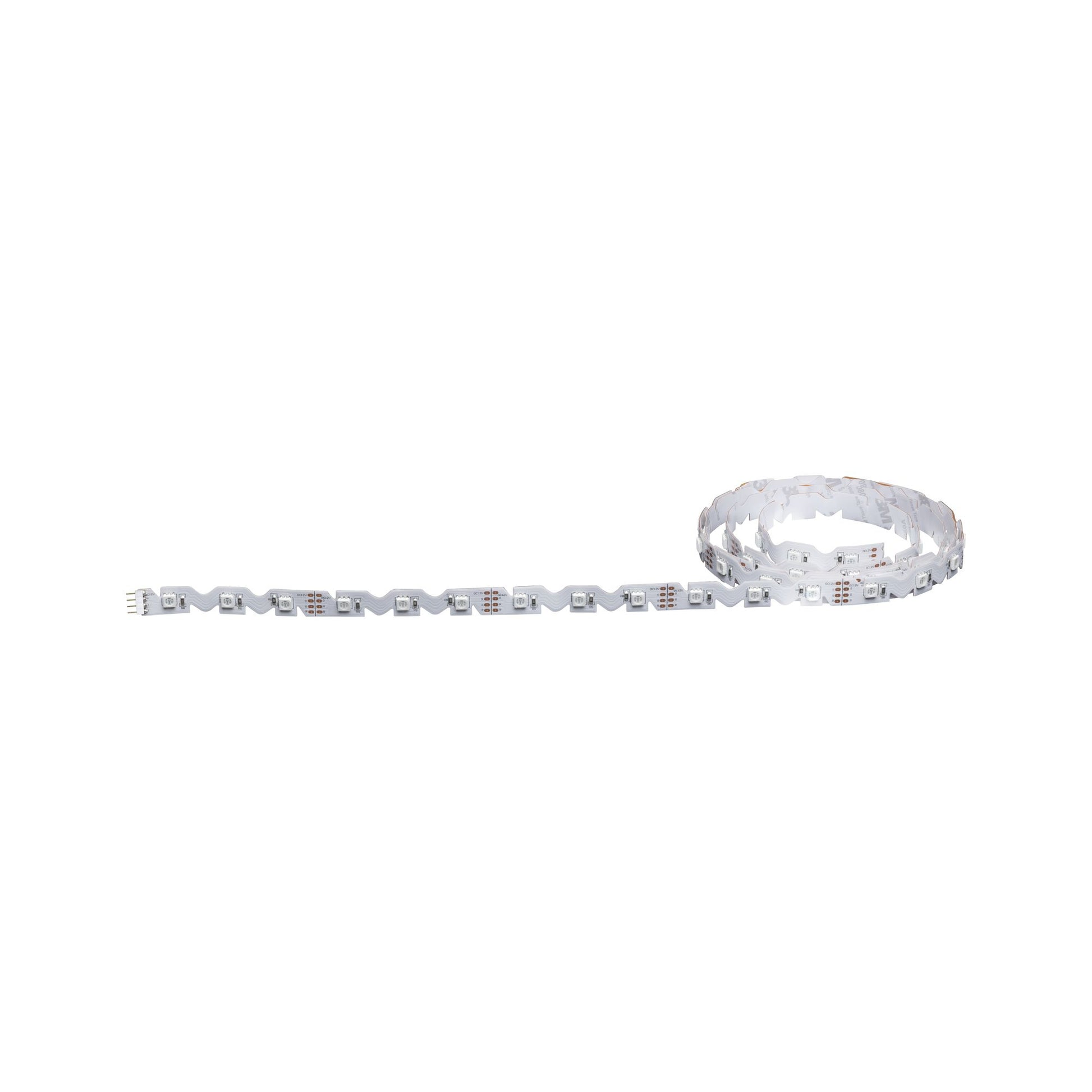 Paulmann LED-Strip – 1,5 m, RGB, 11 W, dimmbar, weiss, Fernbedienung, inkl. Netzteil