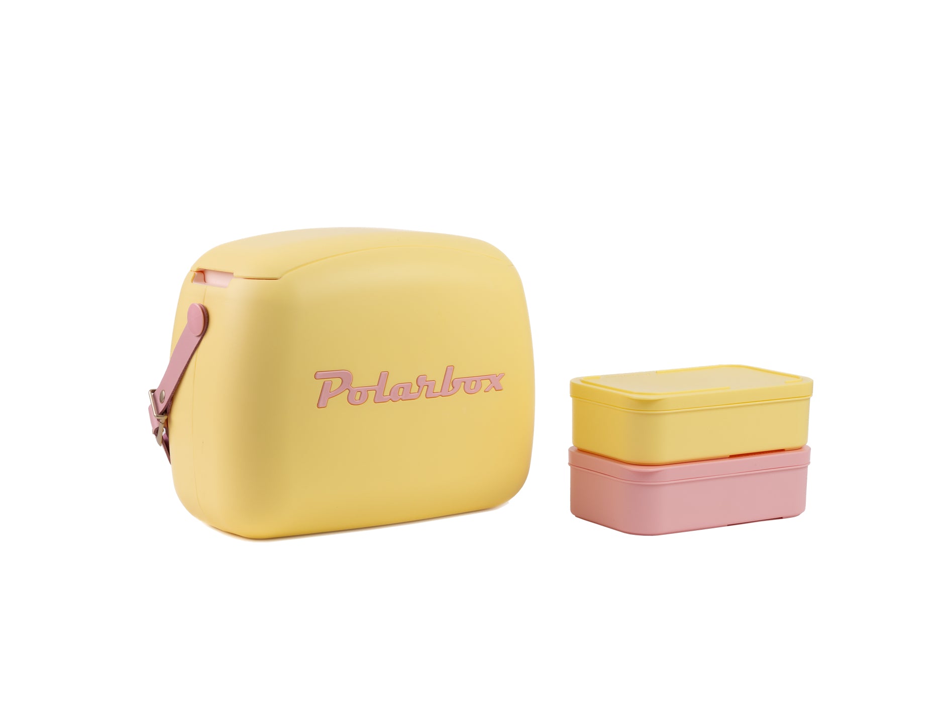 Polarbox Thermocase – 6 l, isoliert – pink, gelb – Polypropylen (PP), Polystyrol
