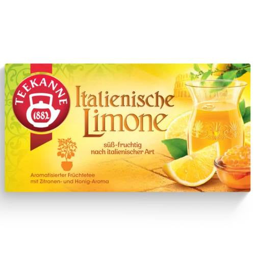 Teekanne Früchtetee Italienische Limone – Teebeutel 20 Beutel