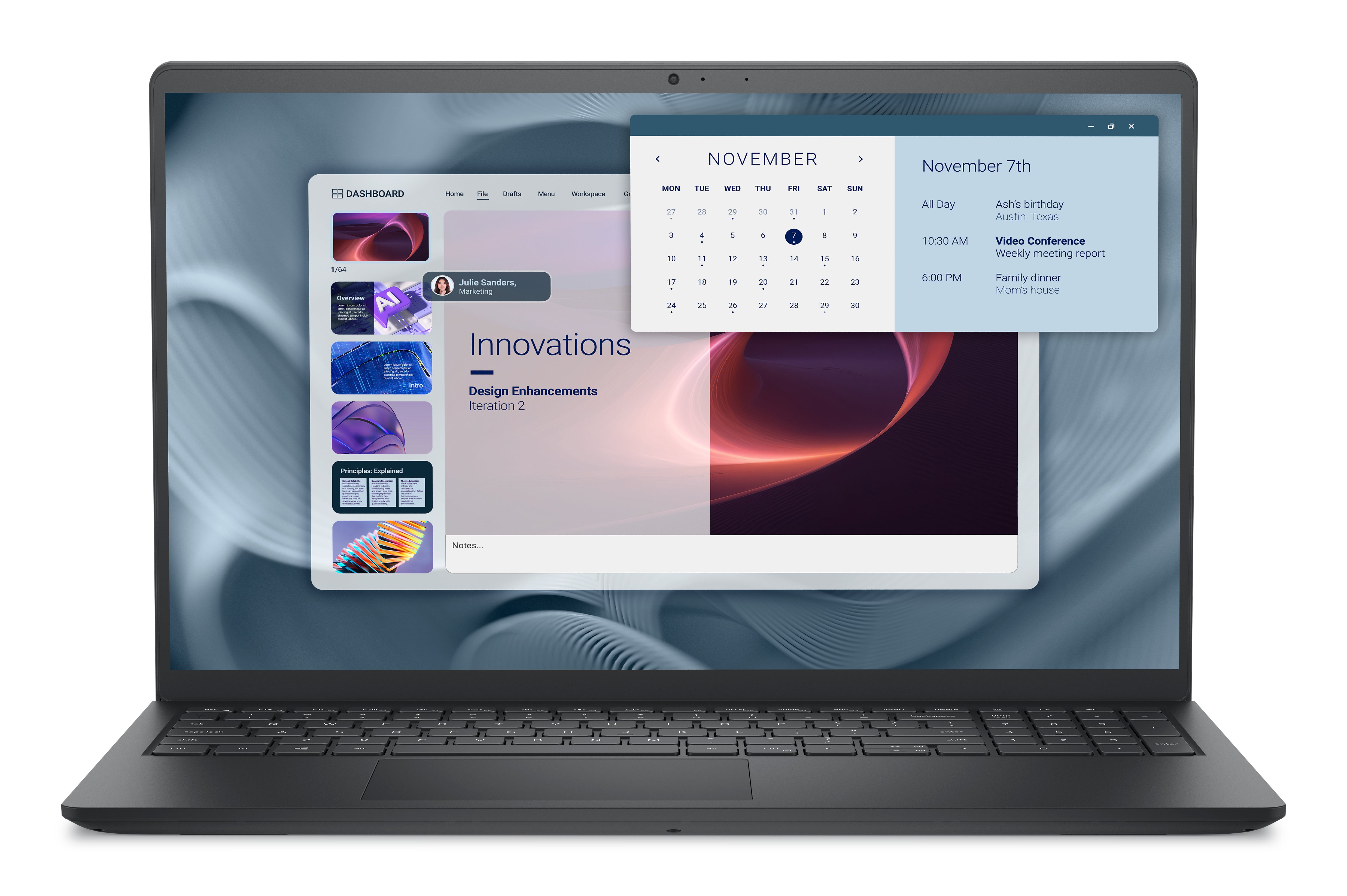 Dell Pro 15 Essential PV15250 – 15,6" FHD, i7-1355U, 16 GB, 512 GB SSD, Win 11 Pro