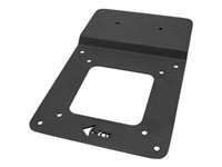 i-tec VESA-Adapterplatte – VESA 75×75/100×100 mm – Kabelmanagement – Schwarz – für i-tec Docking-Stationen