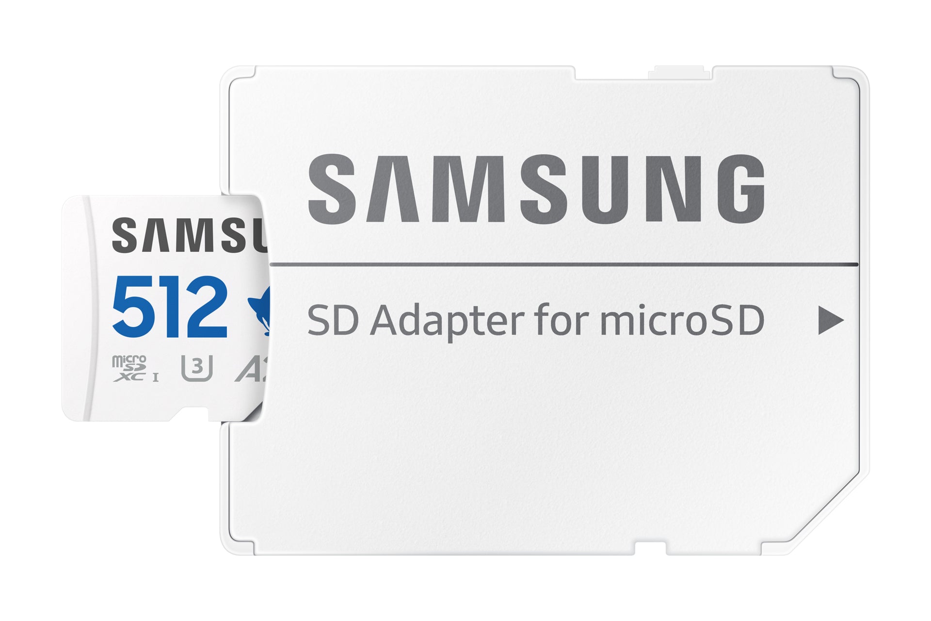 Samsung MB-MD512S microSDXC 512 GB – UHS-I, Klasse 10, U3, V30, A2, 180/130 MB/s, inkl. SD-Adapter