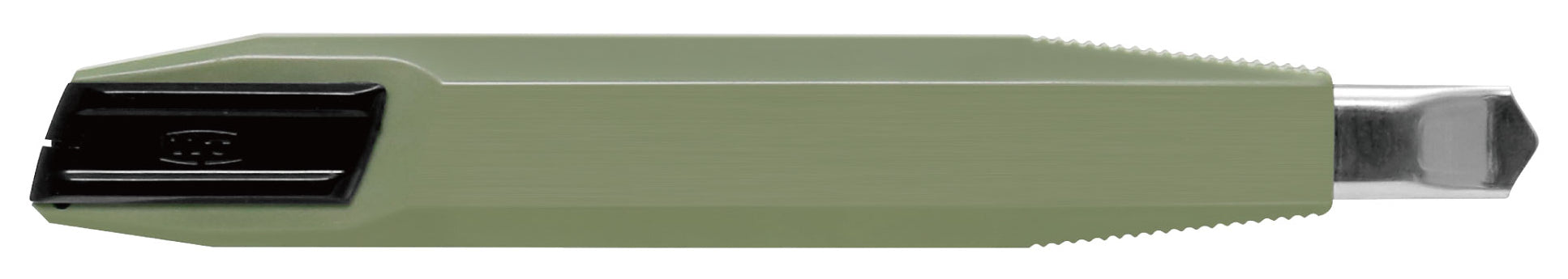 NT Cutter AR30D-LG – Abbrechmesser 9 mm, einziehbar, Edelstahlgriff, grün