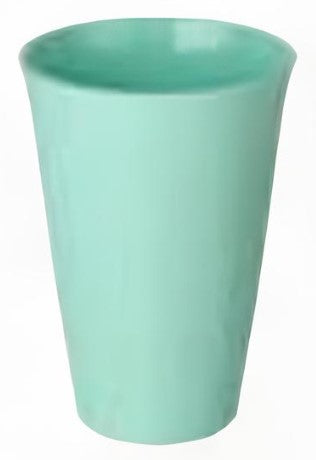 Koziol Becher Nora L – 450 ml, Ø 9,2 cm, H 12,9 cm, Kunststoff (biozirkulär), Grün, spülmaschinenfest