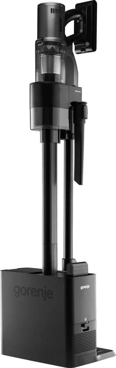 Gorenje Kabelloser Staubsauger NEOEXPERT SVC296749NEBL, mit Absaugstation, 2-in-1 – 60 min, 190 AW, Behälter 0,6 l