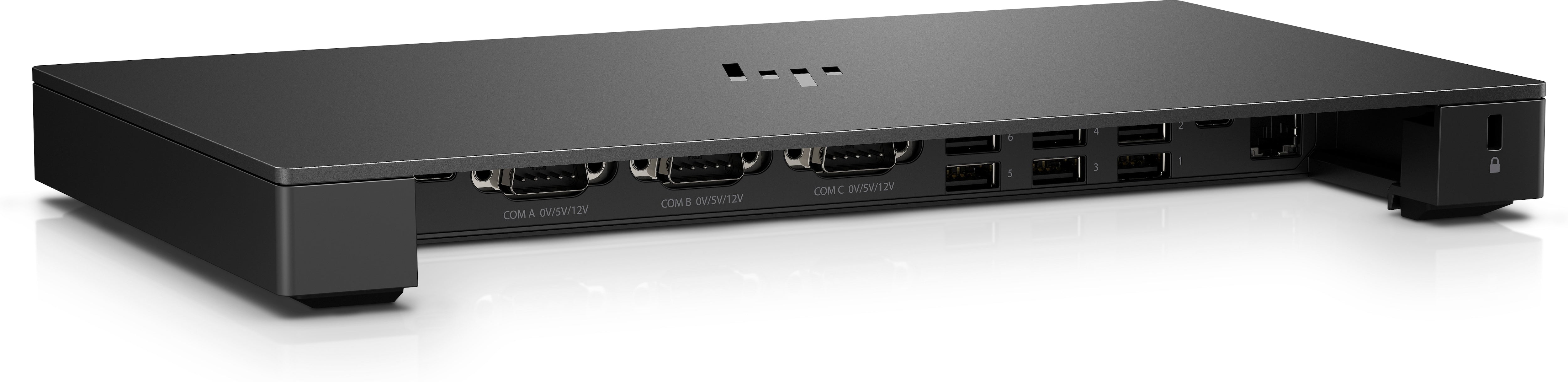 HP Engage One Retail Advanced E/A-Anschlussbasis – POS-Halterung, Schwarz