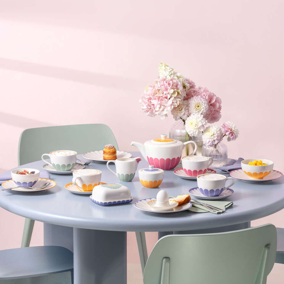 Villeroy & Boch Suppenschale Fleur – 320 ml, Ø 12,9 cm, H 6,6 cm, Porzellan