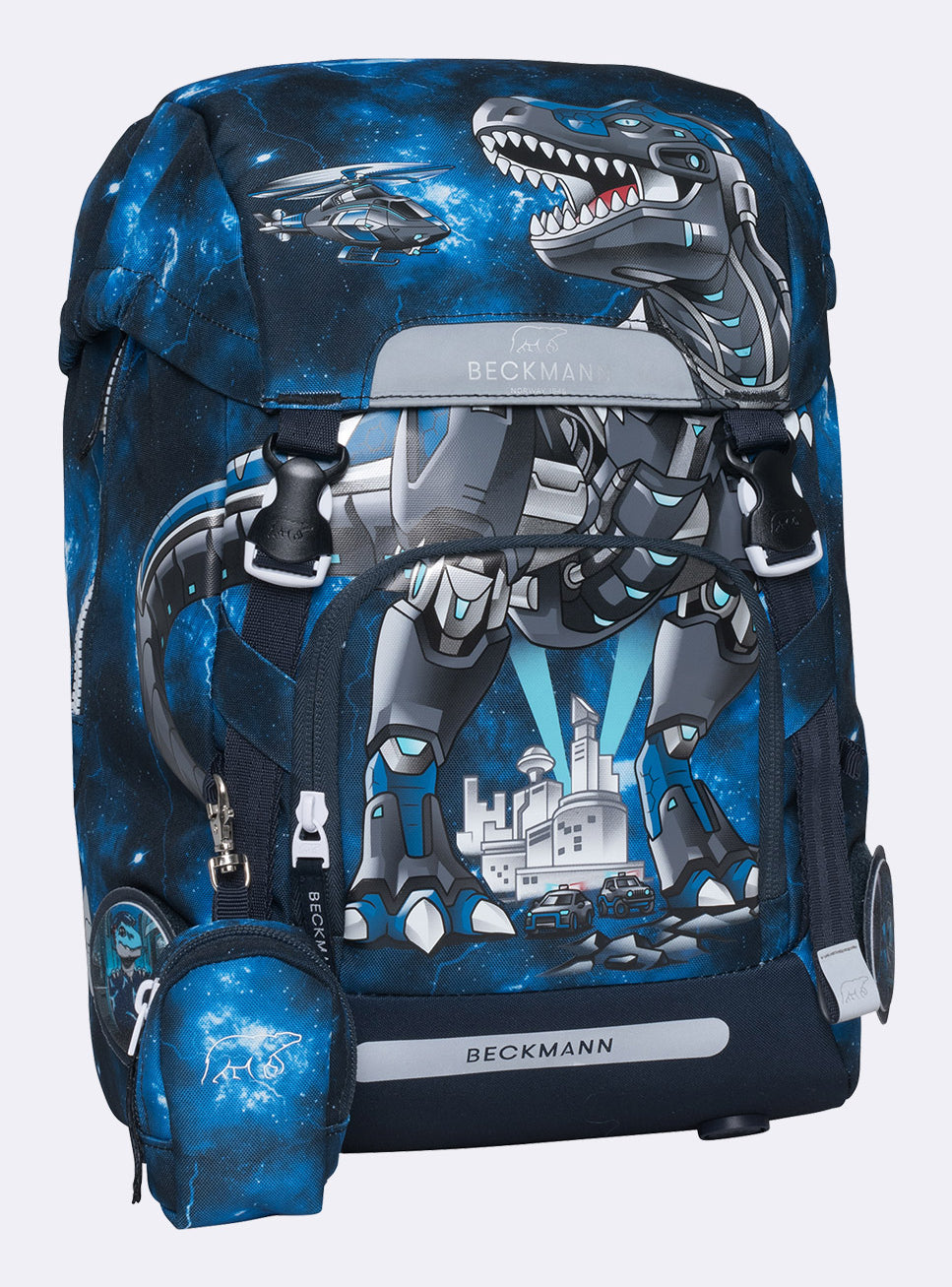 Beckmann Schulrucksack Classic 1st – Tech Rex – 24.0×37.0×25.0 cm