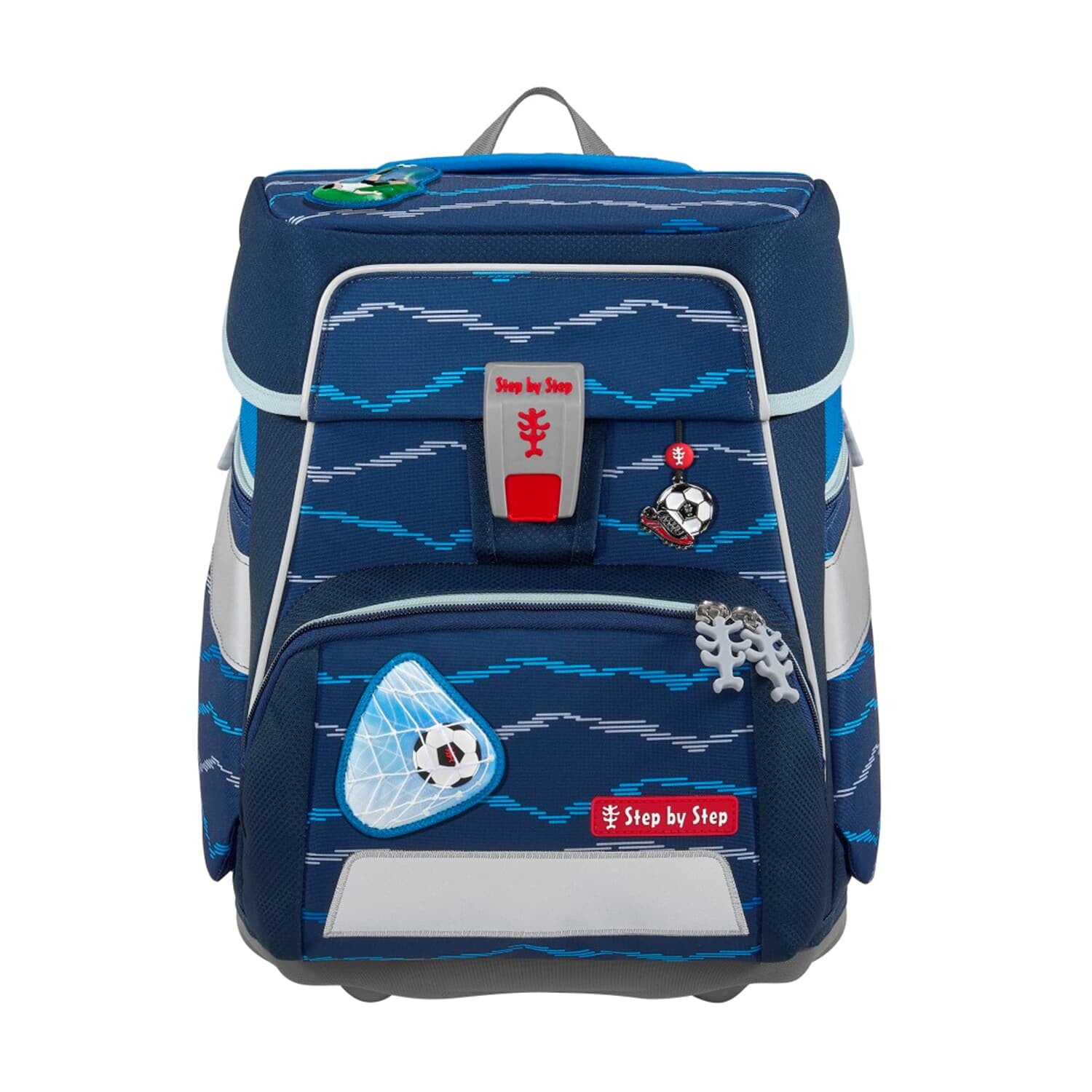 Step by Step Schulrucksack-Set SPACE – 5-teilig – Soccer Lars – Recycelte Materialien