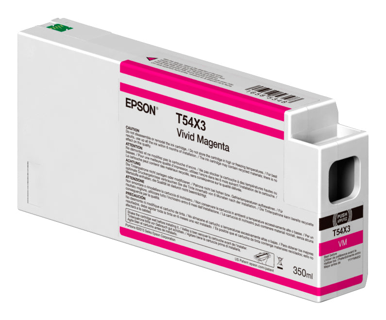 Epson Tintenpatrone C13T54X60N, Magenta, 350 ml, Original – für SureColor SC-P6000, SC-P7000, SC-P8000 und andere