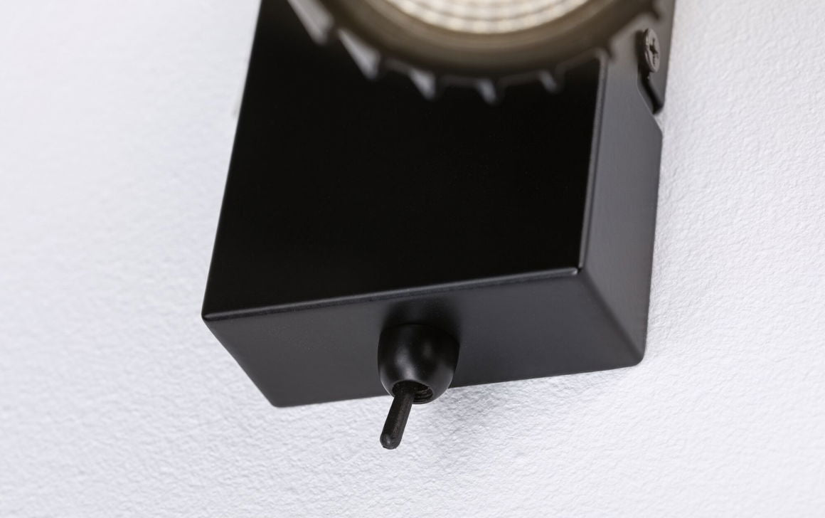 Paulmann Wandleuchte Lirena – 10 W, dimmbar, schwarz, ohne Leuchtmittel