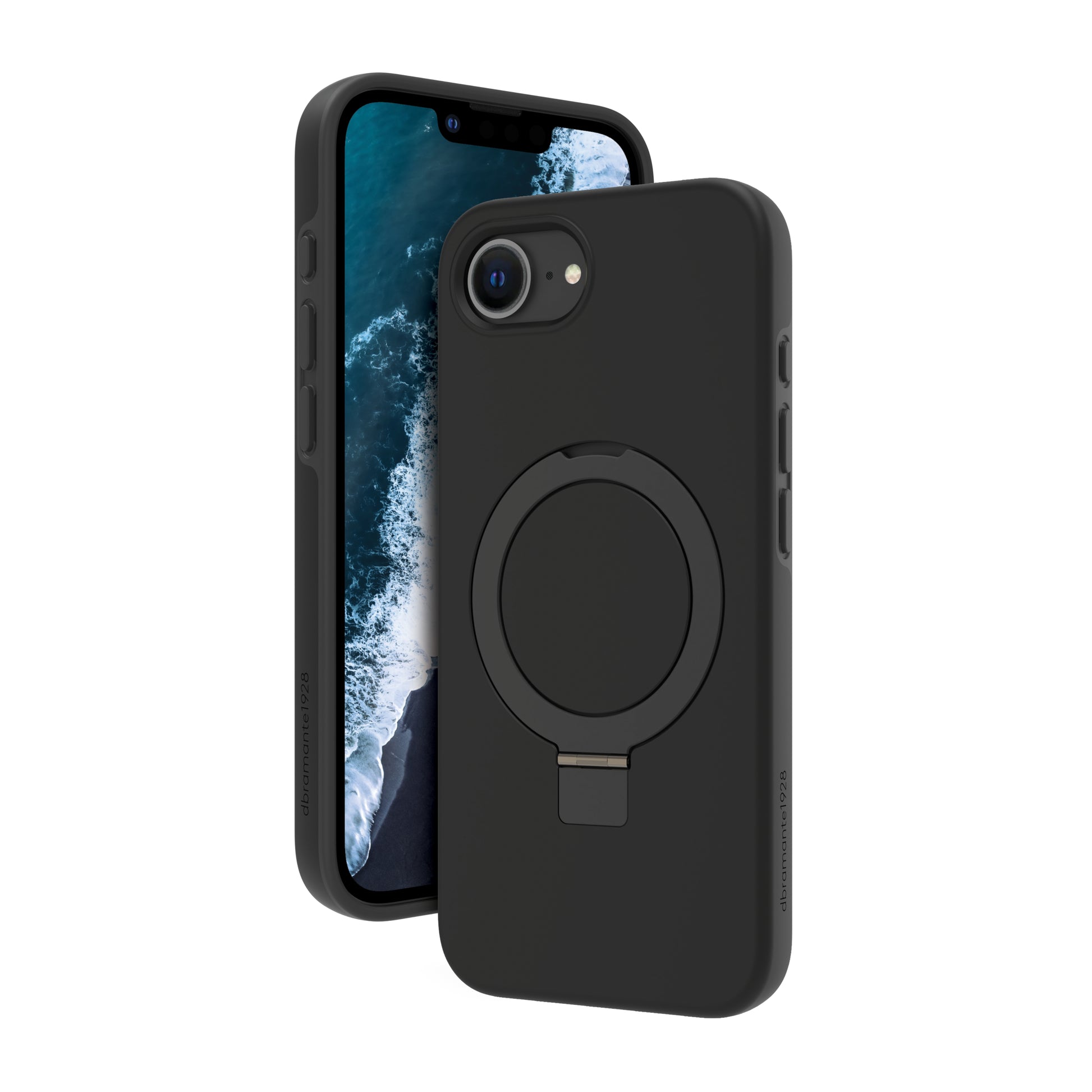 dbramante1928 Iceland Pro Kick Backcover – für Apple iPhone 16e, Schwarz, bis 3 m sturzsicher