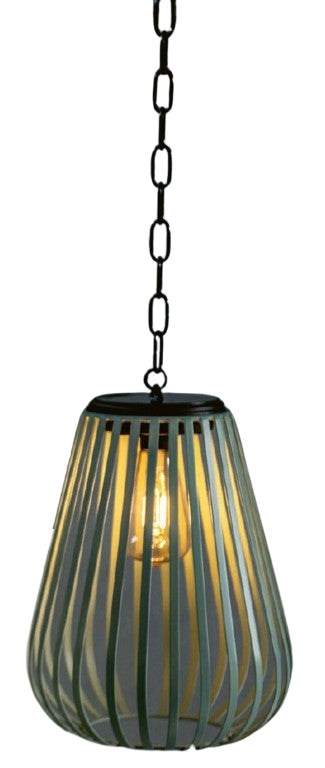 STT Solar-Tischleuchte – 31,4 cm – Warmweiss – Dämmerungssensor – Mint – Metall