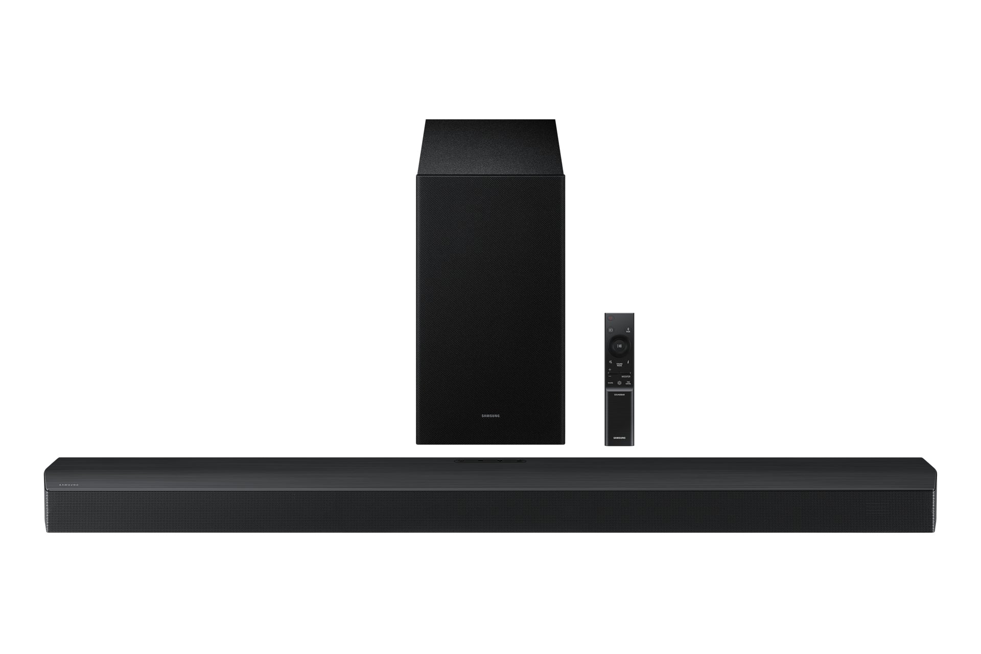 Samsung HW-B750F – Soundbar – 5.1, DTS Virtual:X/Dolby Digital 5.1, mit kabellosem Subwoofer, 400 W – Schwarz