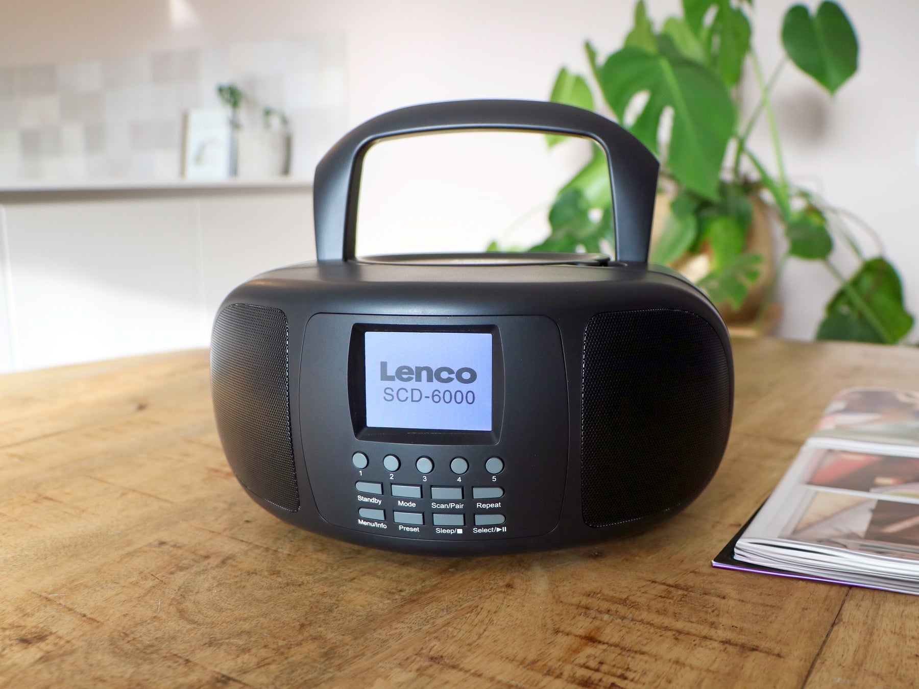 Lenco SCD-6000BK – Internetradio, DAB+/UKW, CD, Bluetooth – Schwarz