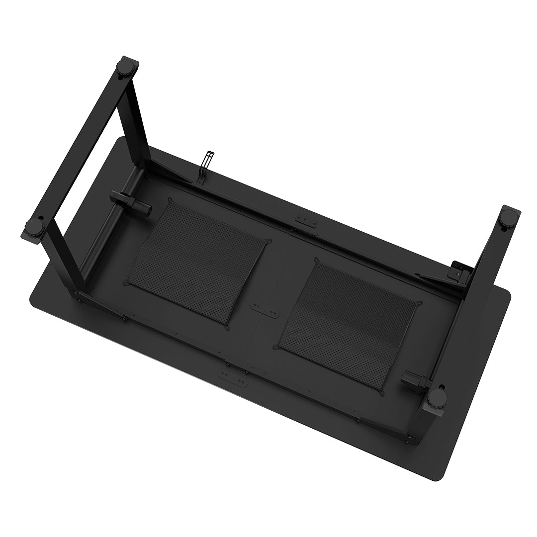 Ultradesk Uplift Gaming-Tisch – 160 × 75 cm, höhenverstellbar, schwarz, Stahl