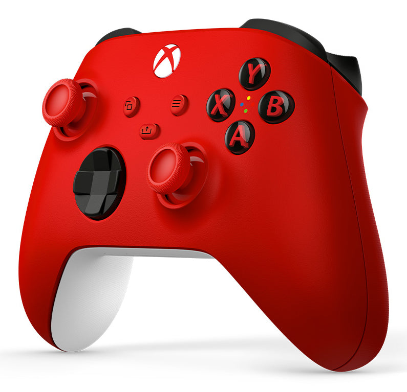 Microsoft Xbox Wireless Controller – für Android, PC, Xbox One, u. a., Bluetooth, rot/weiss