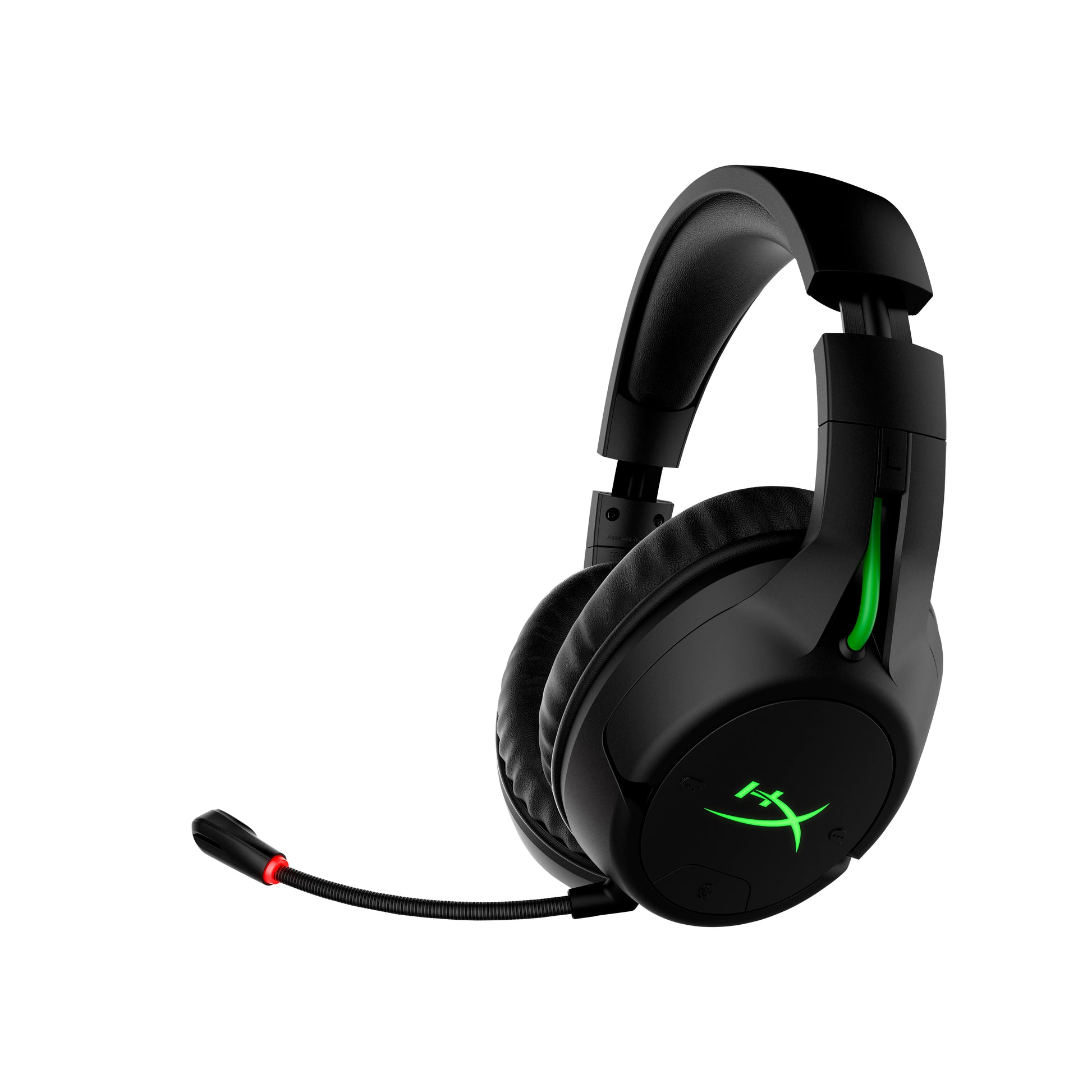 HyperX CloudX Flight HX-HSCFX-BK W Gaming-Headset – On-Ear, Stereo, BT, für Xbox, Schwarz/Grün