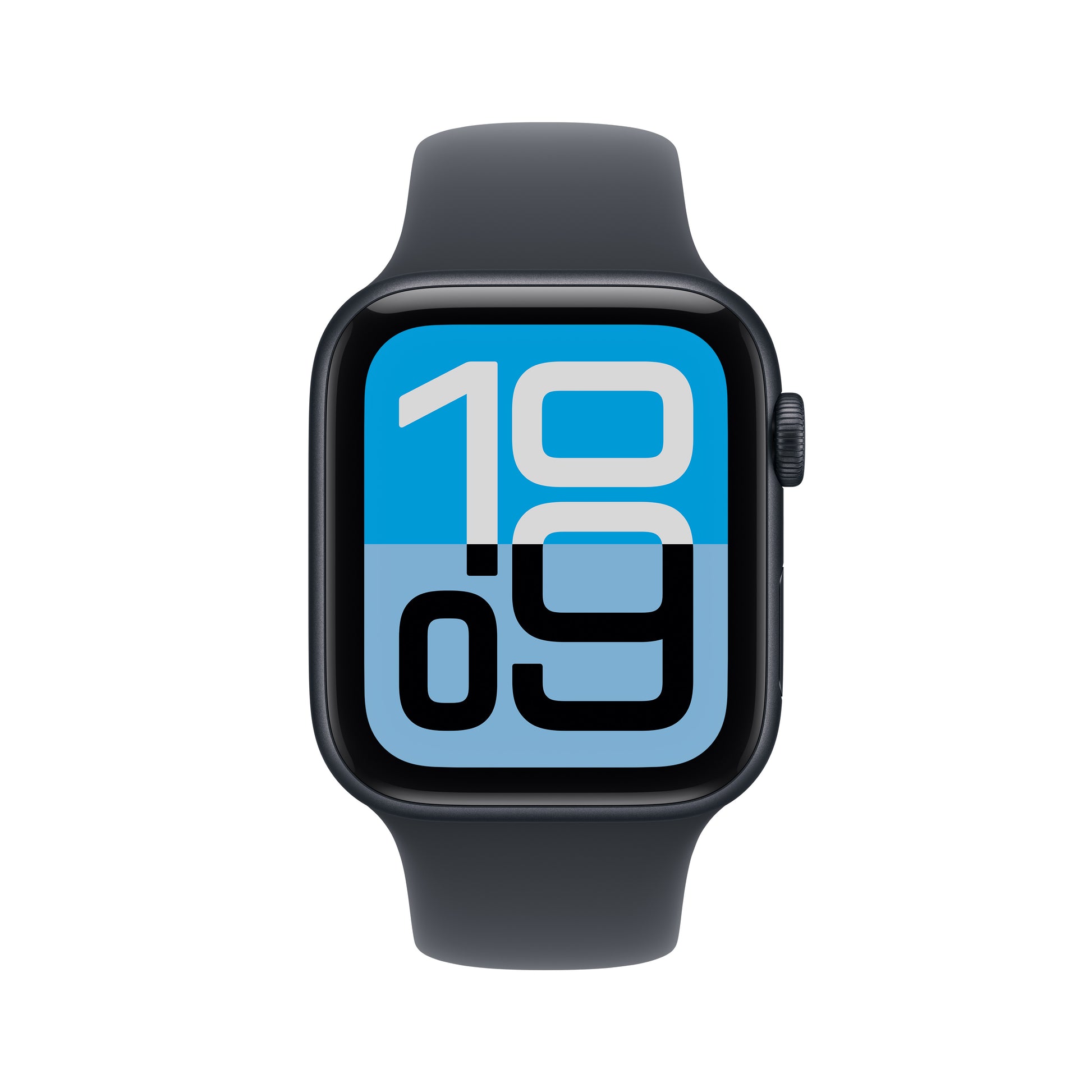 Apple Watch SE (2025) – Smartwatch – 44 mm, LTE, OLED, Ion-X Glas, 50 m, Mitternacht, Bandgrösse S/M