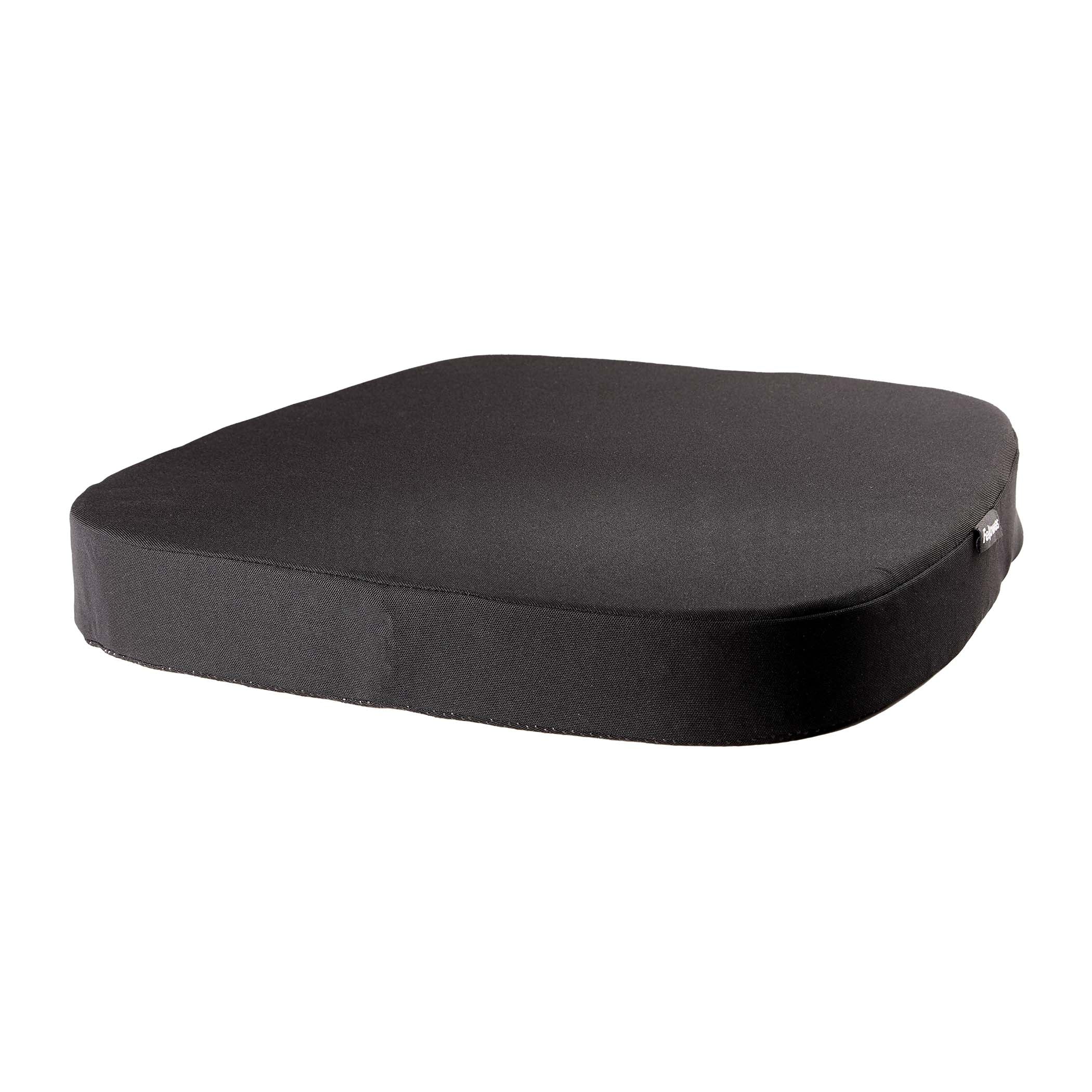 Fellowes Breyta Sitzkissen – 43 × 43 × 6,0 cm, Schaumstoff, abnehmbarer Bezug, schwarz