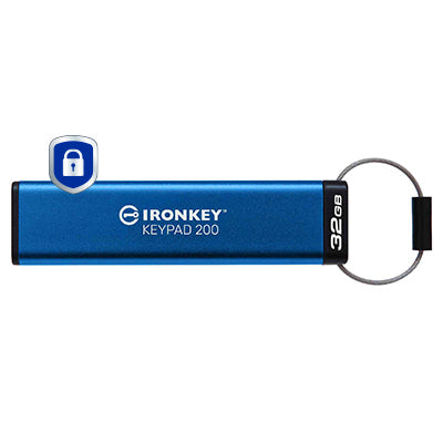 Kingston Technology Kingston IronKey Keypad 200 USB-Stick – 32 GB, AES-256, FIPS 140-3 Level 3 (ausstehend)