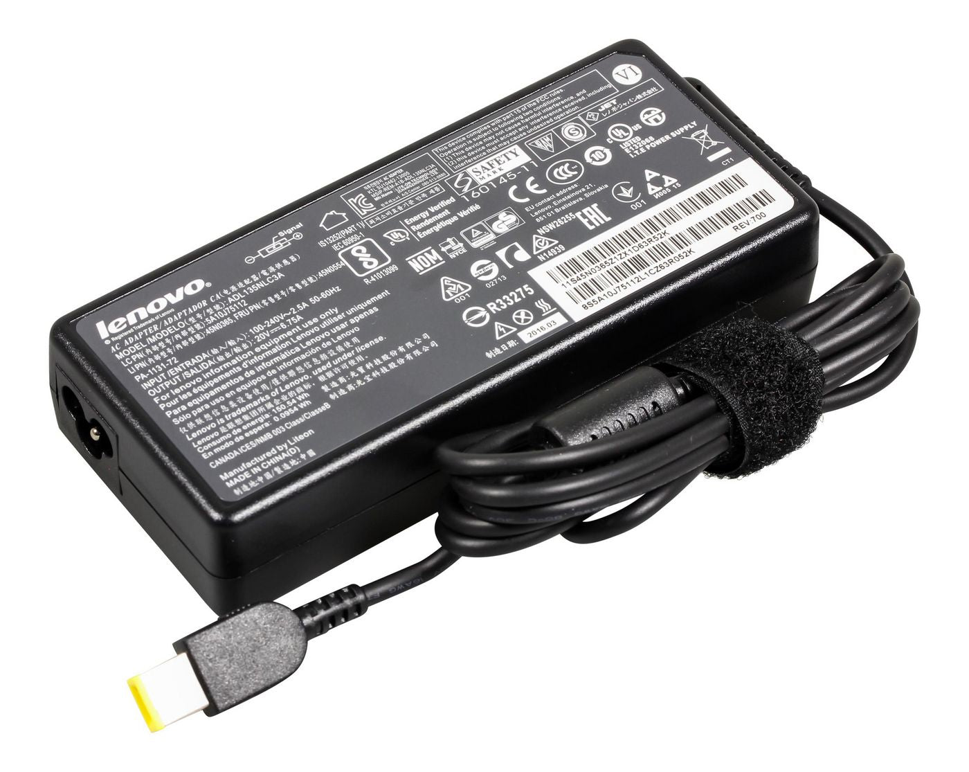 Lenovo 5A10J75112 Netzteil 135 W – 20 V, 6,75 A – für Lenovo IdeaPad Y700 – schwarz
