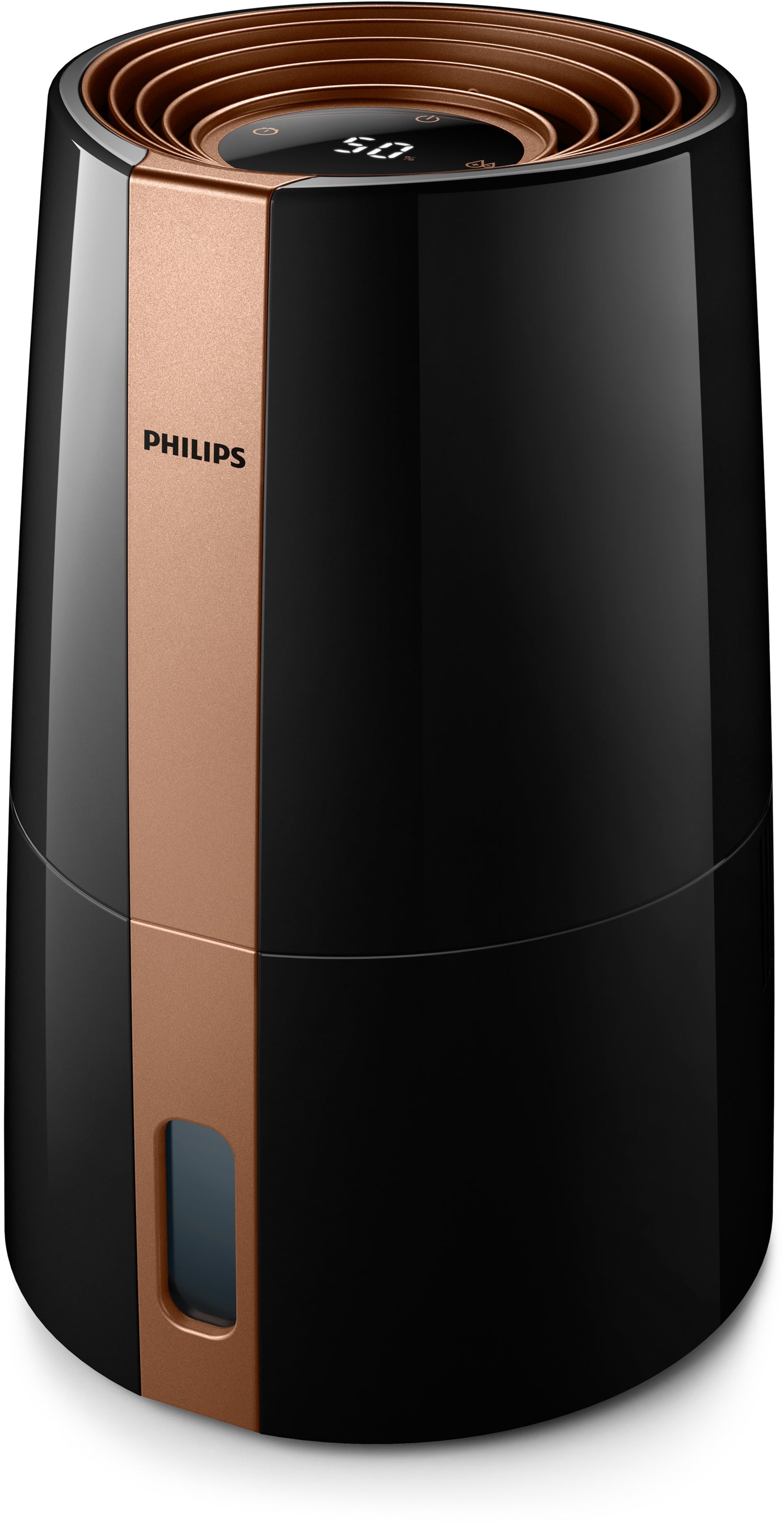 Philips Luftbefeuchter HU3918/10 – Verdunster, 300 ml/h, 3 l Tank, bis 45 m²