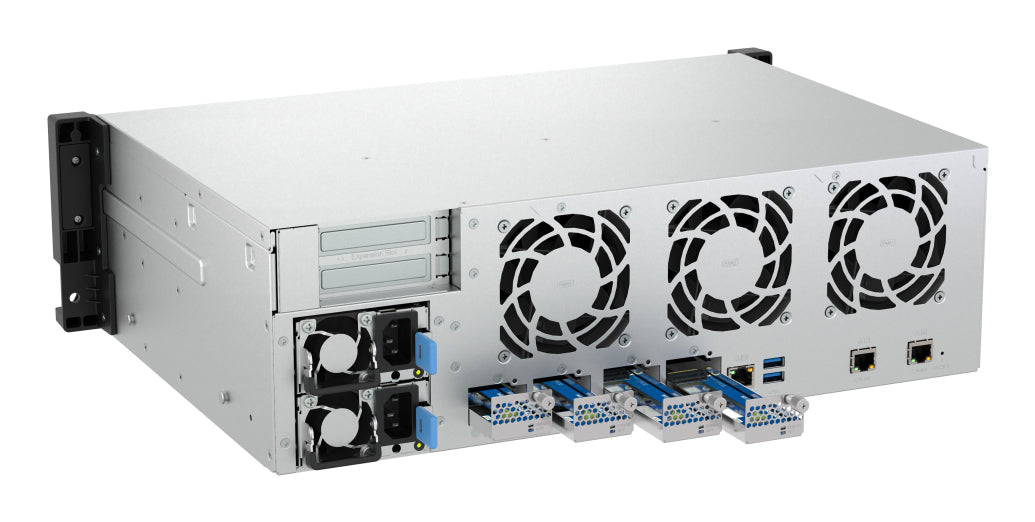 QNAP TS-h1655XeU-RP-8G-12H05 NAS – 12×24 TB, Intel Atom C5125