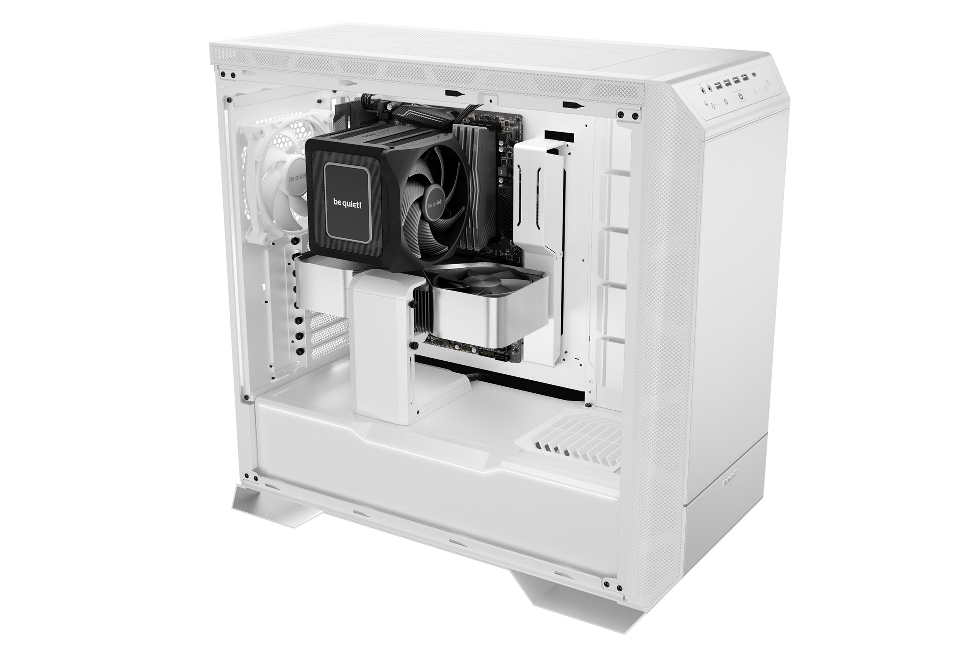 be quiet! be quiet DARK BASE PRO 901 – Tower – Weiss, ATX/EATX/micro-ATX/XL-ATX, Seitenfenster, 8 Slots, 275×604×569 mm