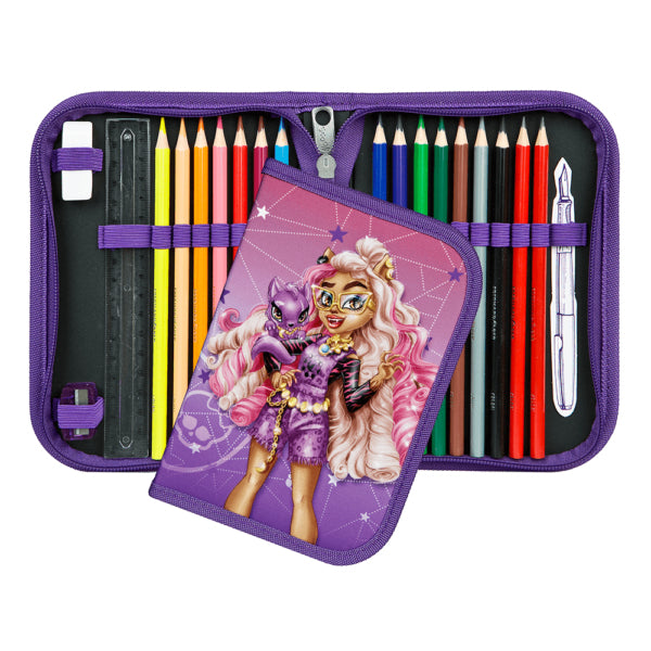 Scooli Schulrucksack-Set 5-teilig, Monster High, 18 l, 33×36,5×29 cm