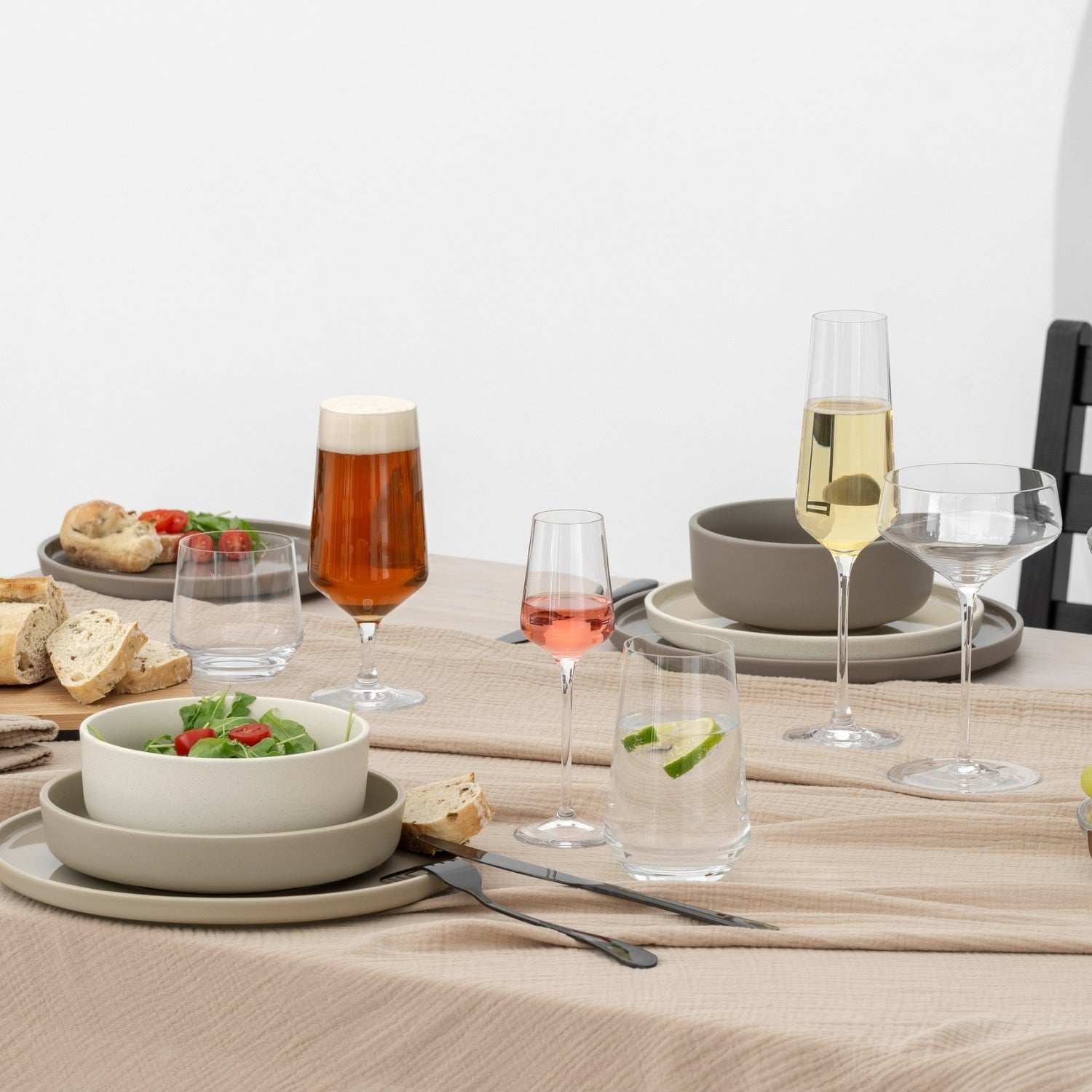LEONARDO Grappaglas Puccini – 6er Set, 120 ml, Ø 6 cm, Kristallglas, Transparent, spülmaschinenfest