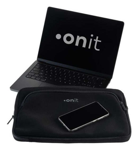 ONIT Notebook-Schutzhülle für Notebooks bis 14,1" – Schwarz