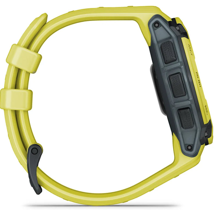 Garmin Instinct E 45 mm GPS – Polymer Limette, Sportarmband, Electric Lime, 100 m, für Android, iPhone