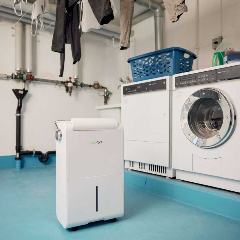 Ecofort Luftentfeuchter ecoQ 35L – 35 L/24 h, bis 85m², Tank 6 l, Hygrostat