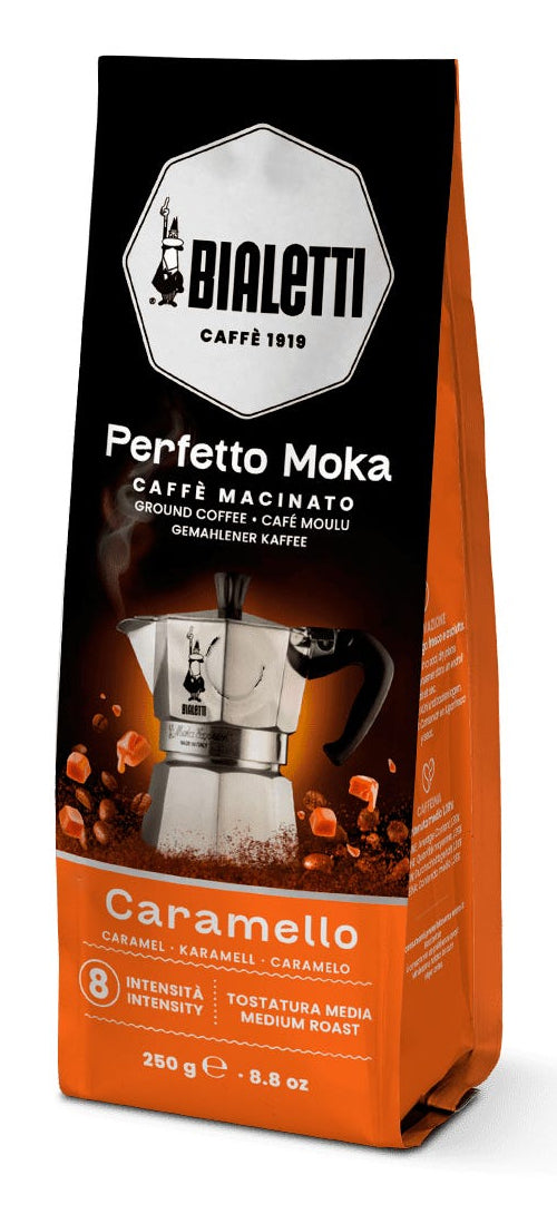 Bialetti Caramello – Bohnenkaffee – Café Crème, Intensität 8, 250 g