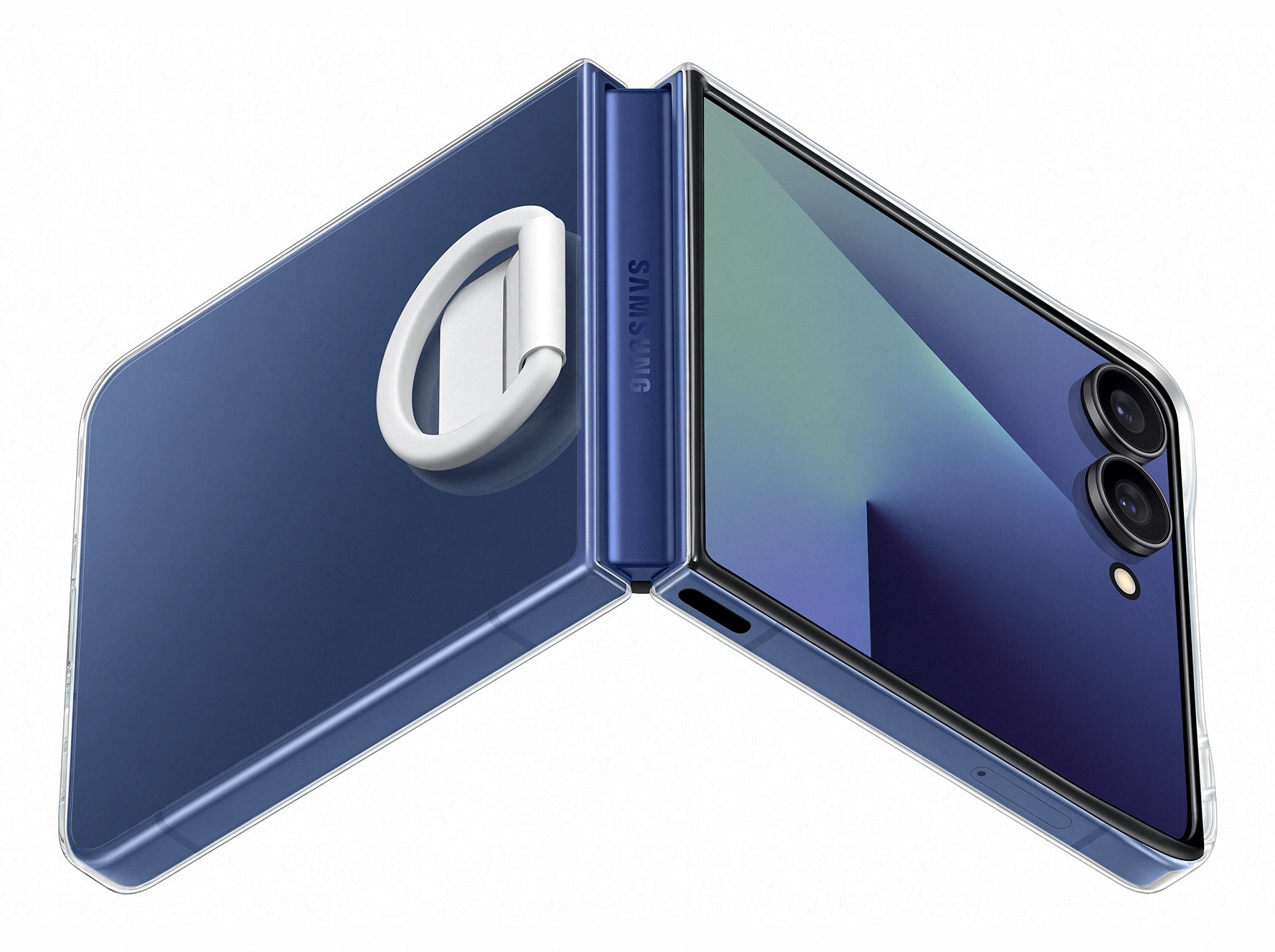Samsung Backcover – für Samsung Galaxy Z Flip7 – transparent – Kunststoff