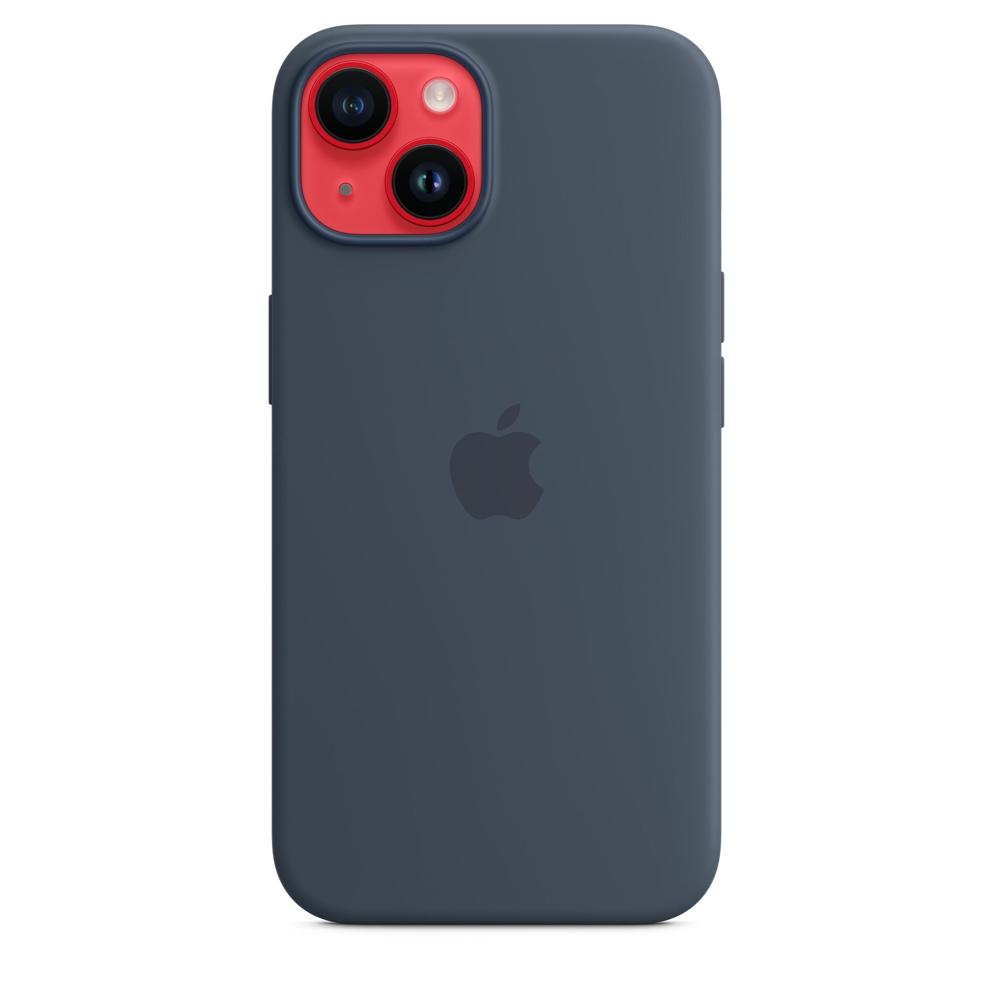 Apple Backcover – für Apple iPhone 14, MagSafe, Silikon+Mikrofaser, Navy