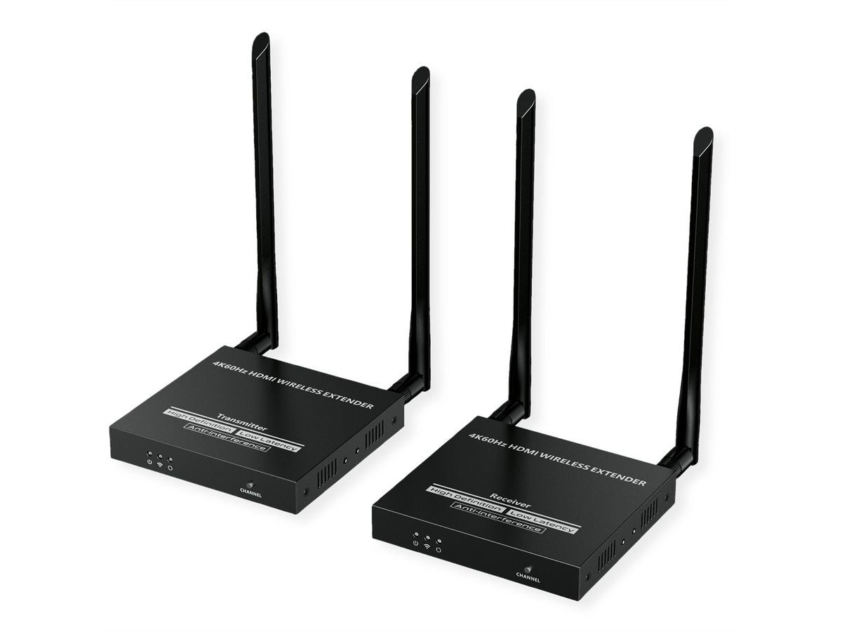 VALUE Kabelloses HDMI-Verlängerungsset, Kabellos, 4K@60 Hz, 50 m