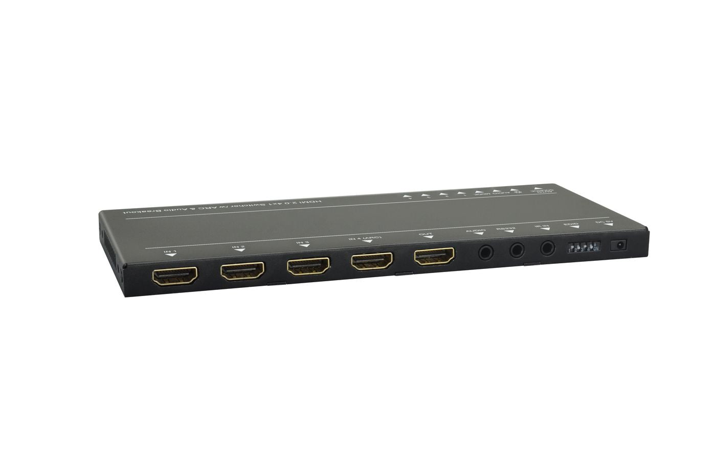 Vivolink HDMI-Switch 4×1, 4K, Audio-Extraktor, RS-232
