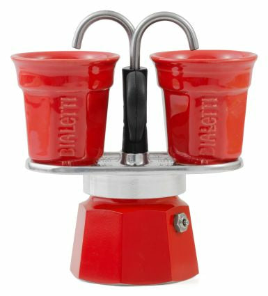 Bialetti Mini Express French Press / Kaffeebereiter – 0,1 l, 2 Tassen, Aluminium