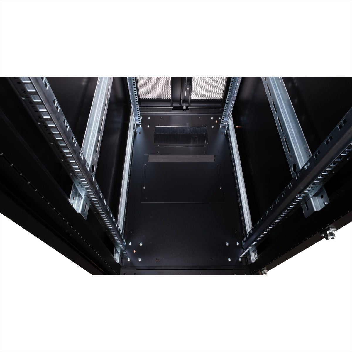 ROLINE Pro – 19" Netzwerkschrank 42U, IP20, abschliessbar, 600 × 1200 × 1970 mm, schwarz, Stahl