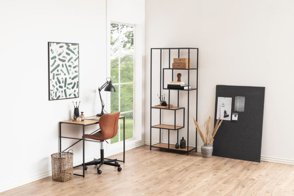Actona AC Design – Stehtisch – 100 × 45 × 75 cm – schwarz/eiche