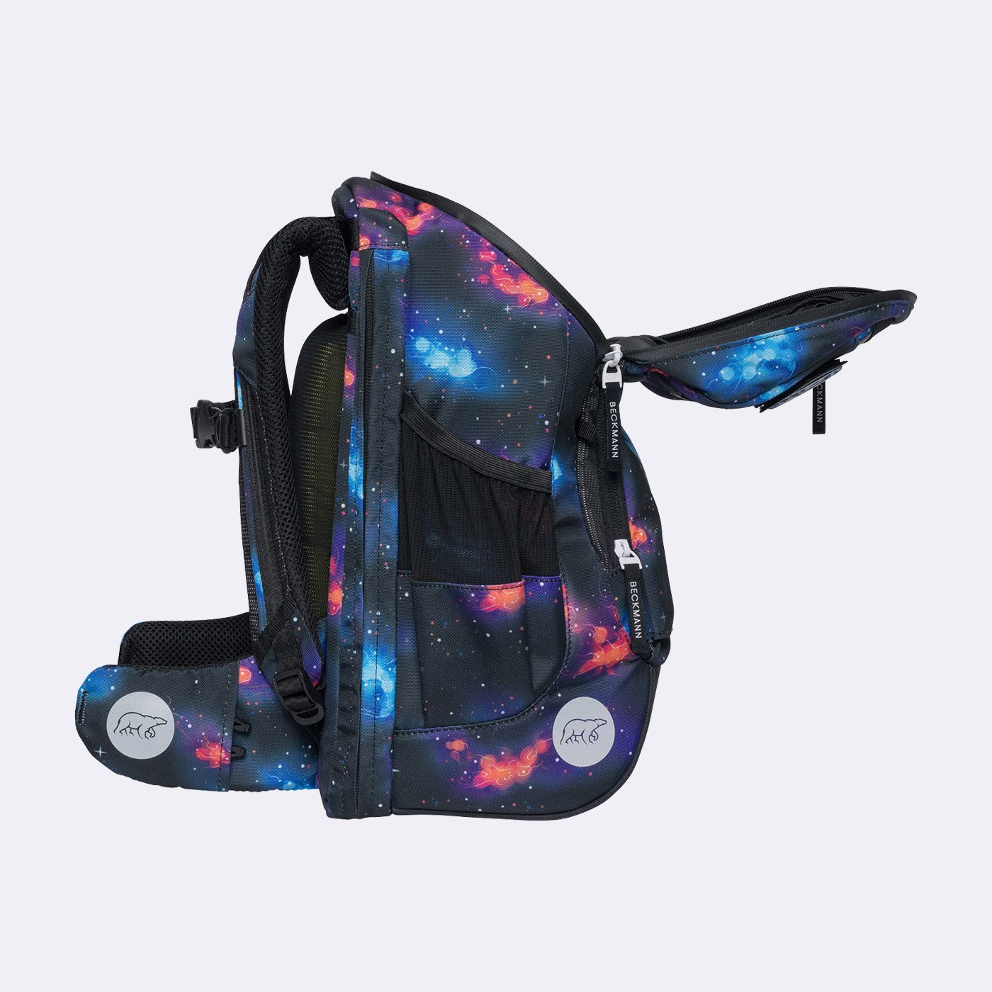 Beckmann Schulrucksack Active Air FLX – 6-teilig – Ninja Elements