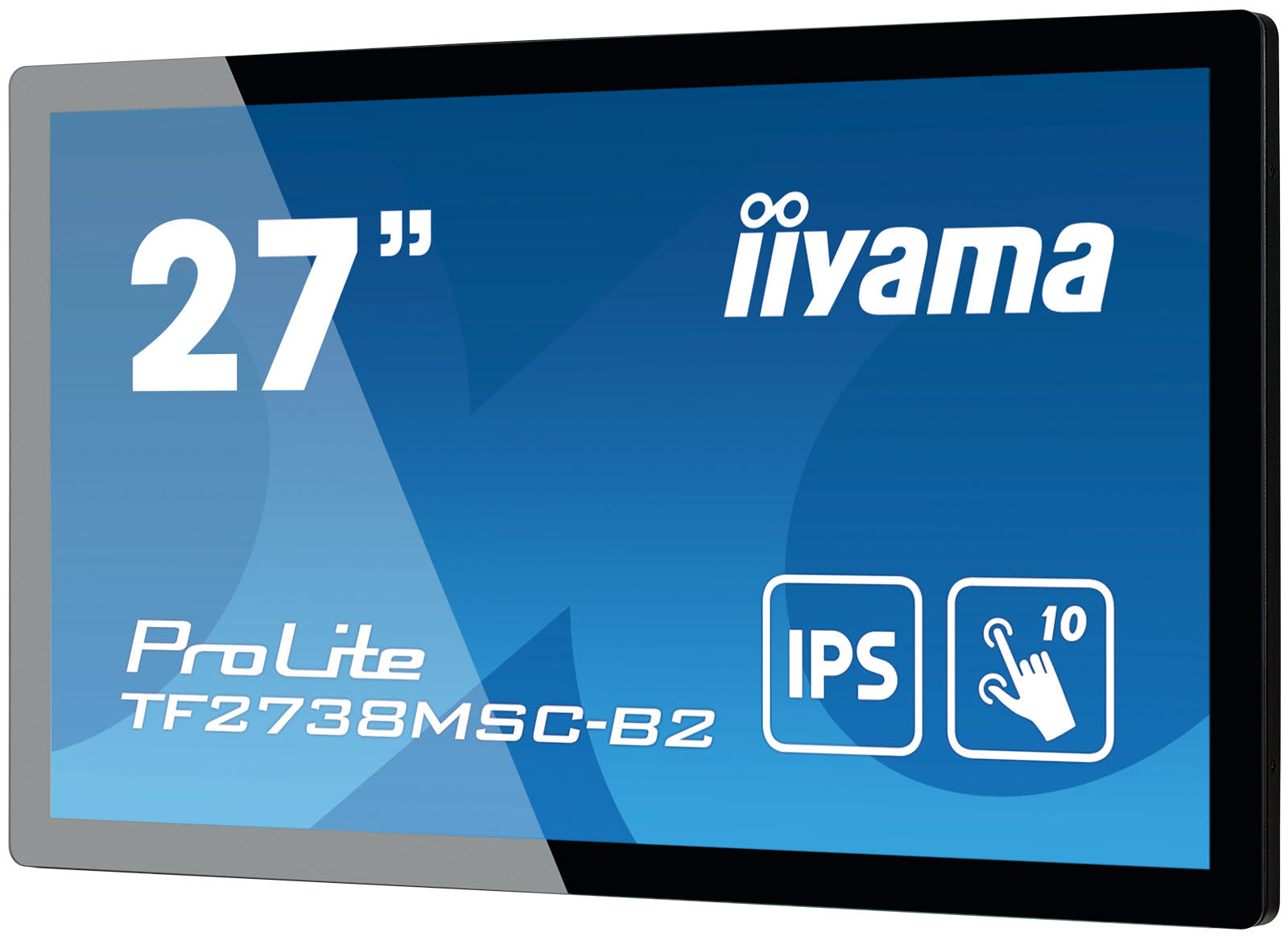 iiyama ProLite TF2738MSC-B2 – Monitor, 27", 1920 × 1080 (Full HD), Touch, Schwarz