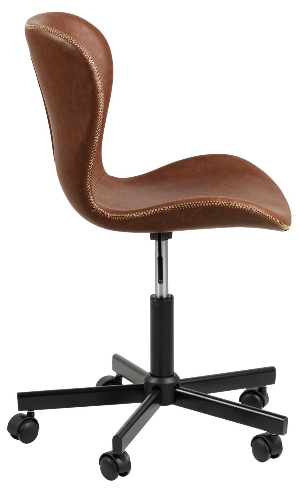Actona AC Design Bürostuhl Batilda – braun, Kunstleder