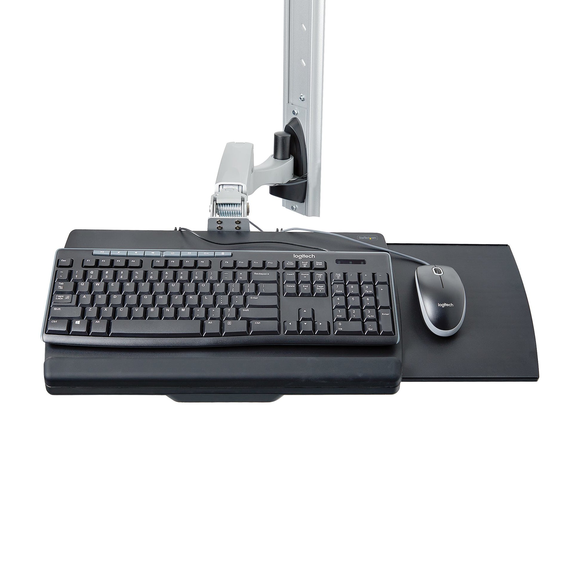 StarTech.com Monitor-Wandhalterung – 27–32" – VESA 75×75/100×100 mm – bis 10 kg – Tastaturarm – für Monitore