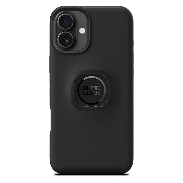 Quad Lock Backcover – für Apple iPhone 16 Plus, PC+TPU+Mikrofaser, Schwarz, Gurthalterung, kabelloses Laden