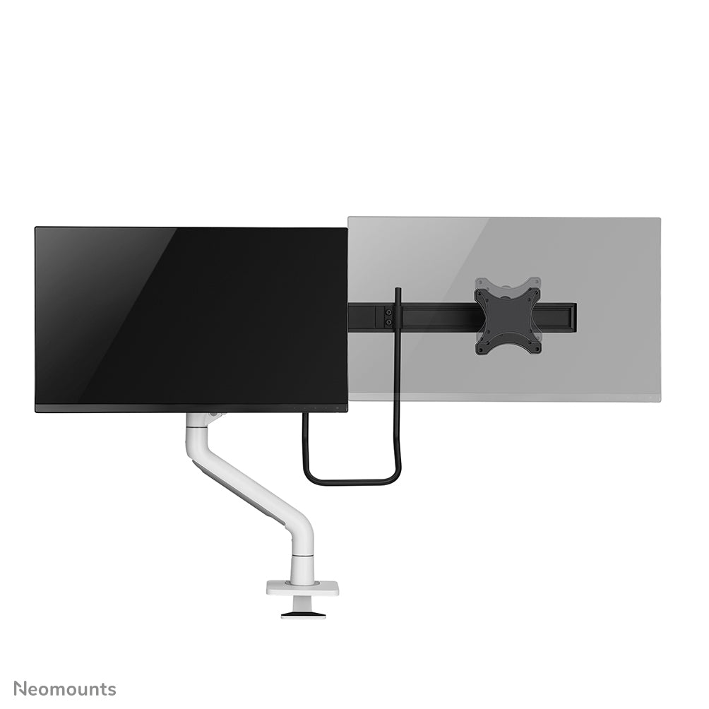 Neomounts Ds75S Ds75S-950Wh2 – Monitorarm, Dual, Tischklemme/Tischdurchführung, bis 32"