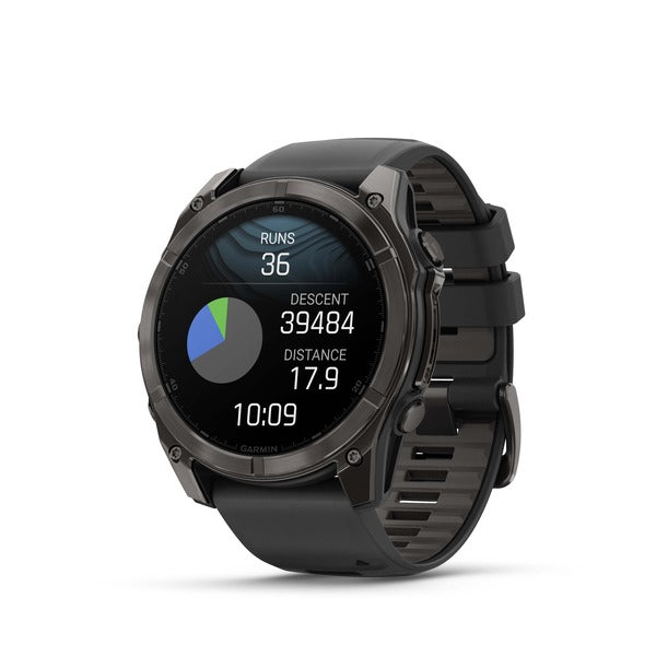Garmin Fenix 8 AMOLED Sapphire – GPS-Smartwatch – 51 mm, 1,4", GPS, WLAN, Saphirglas, 100 m, Schwarz