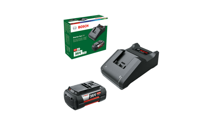 Bosch GBA 36V + AL 36V-20 Akku- & Ladegerät-Set 36 V 4,0 Ah (144 Wh) – POWER FOR ALL 36 V
